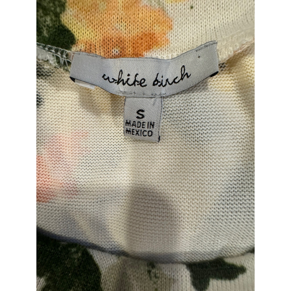 White Birch Women's Floral Peplum Top | Sz Small | NWOT - Picture 12 of 12